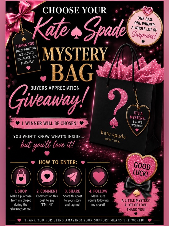 kate spade Other - •July Giveaway• It’s a Choose Your Kate Spade Mystery Bag